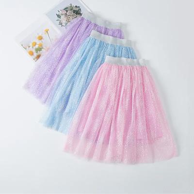 Gonne Bambina Ragazze Paillettes Danza Balletto Tutù Abbigliamento Bambini Cotone Pizzo Moda Gonne Vestiti da Festa