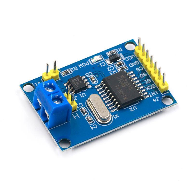 MCP2515 CAN Bus Module with TJA1050 Receiver for SPI Protocol and 51 Microcontroller Programming