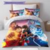 Cartoon Pattern Bedding Quilt Set Quilt Cover Pillowcase Home Decoration Birthday Gift (1 * Duvet Cover + 2 * Pillowcase, Without Core)