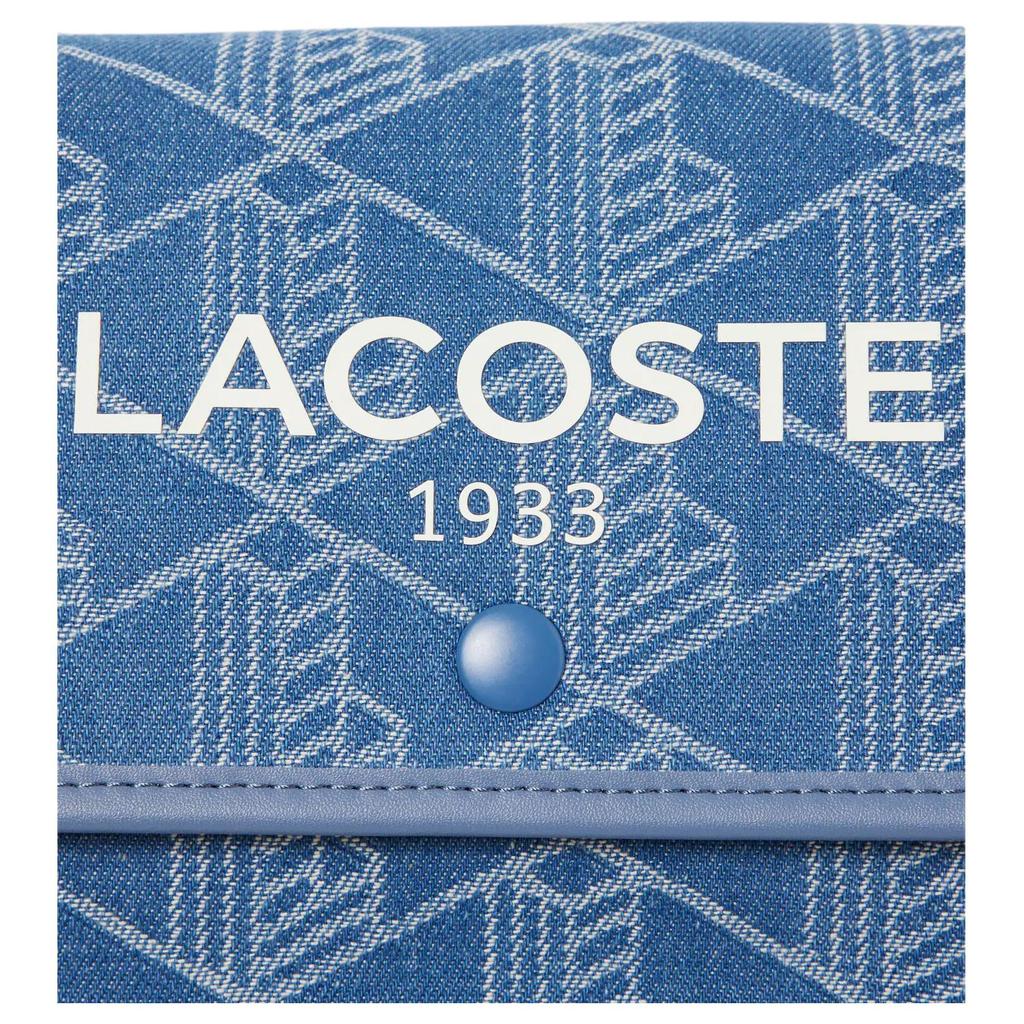 Lacoste Fashion Trend Mixed Material Crossbody Bag Women bags Blue NF5012HK-Q74
