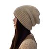 Warm Woolen Hat for Women Korean Version Versatile Ear Protection Cold Hat Big Head Circumference Showing Face Small Wool Knitted Hat Trendy