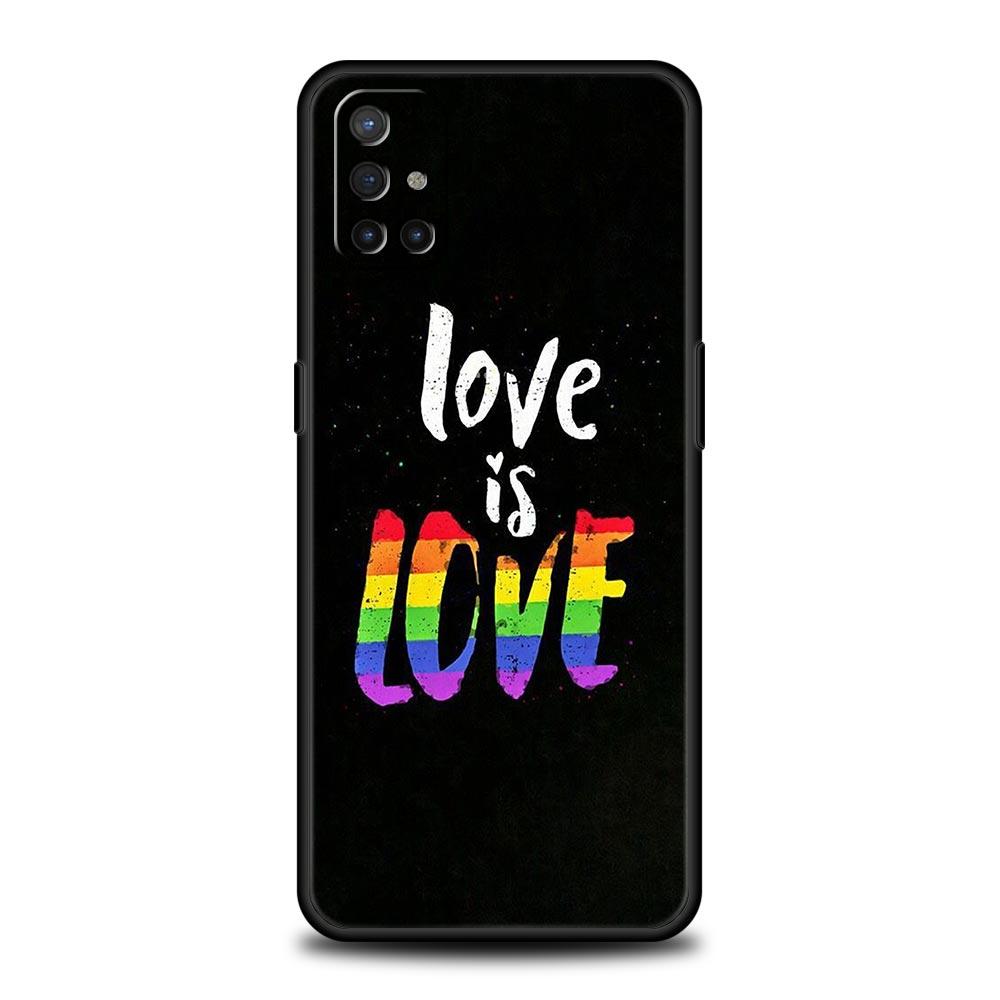 Phone Case For Oneplus 13R 13 12 10T 11 R10 Nord N100 N200 N10 9 9R CE 2 3 Z Pro Lite Soft TPU Cover Gay Lesbian Rainbow Pride