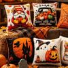 Miniature Dollhouse Halloween Ornament 1Pcs Pumpkin Ghost Pillow Tiny Decor for Doll House Party Scene Gifts