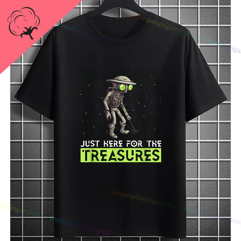 Funny Metal Detecting Is My RetireUnisext Plan Slogan Metal Detectors Graphic Tshirt Short Sleeve 100 Cotton Casual Tee