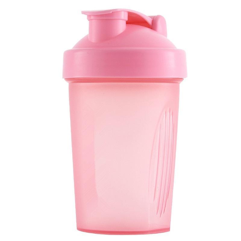 Sports Water Cup with Shaker Balls Leak Proof Drink Shaker Bottle Whey Protein Powder Mixing Bottle Fitness Gym Shaker Drink Cup