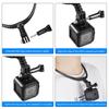 PULUZ Lazy Adjustable Neck Bracket for GoPro Action Cameras (Black)