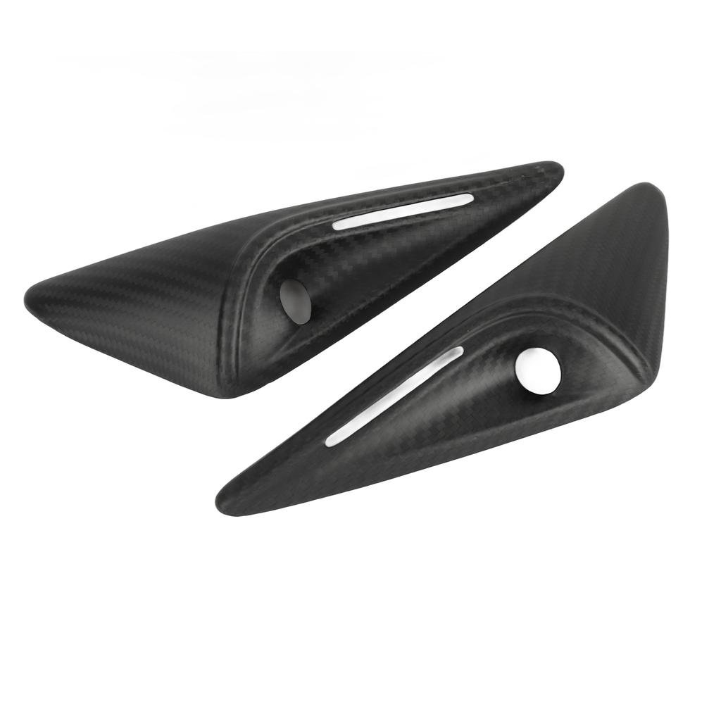 2PCS Side Mudguard Camera Vent Cover Trim Carbon UV Resistant Replacement For 2023+