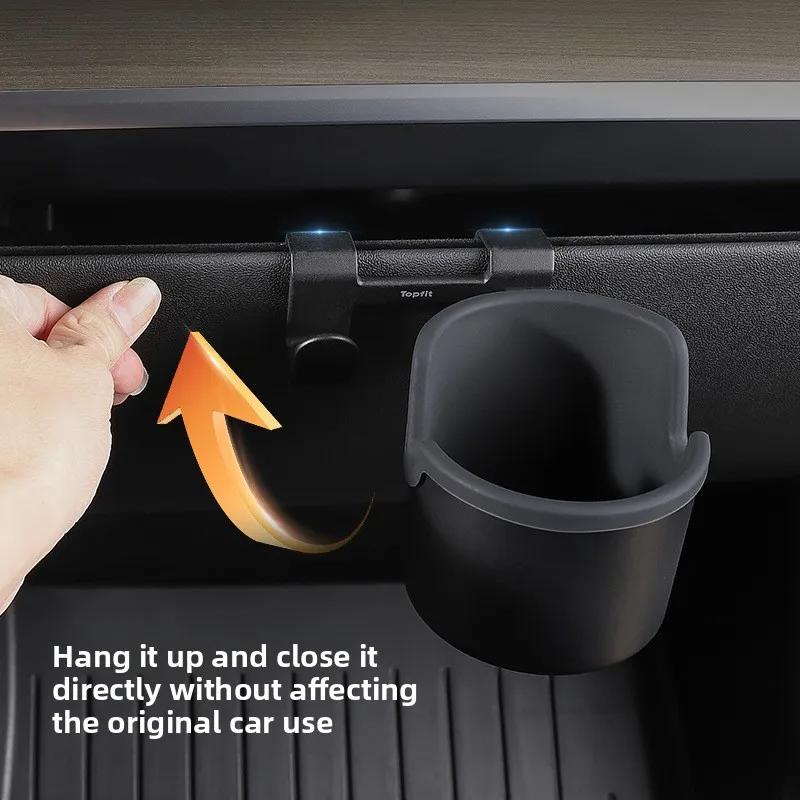 Car Sticker For Tesla Model Y Dashboard Cup Holder Passenger Glove Box Hook Storage Accessories Tools Car Modification