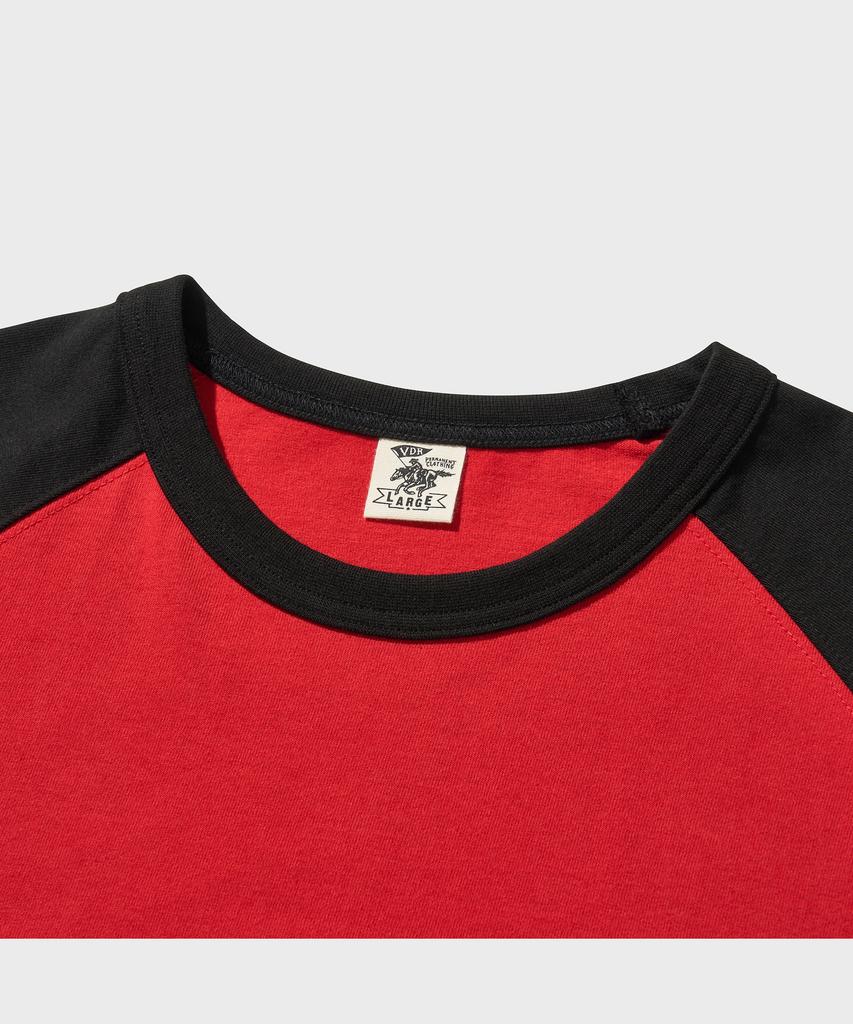 VDR Cropped Raglan Tee [Red]