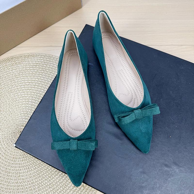 Fashion Flat Shoes for Women Spring Autumn 2025 New Shallow Mouth Butterfly Bow Plus Size Women's Shoes 42 43 44 Loafers Zapatos Mujer
