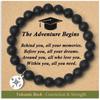Regalo de Graduación Pulsera de Graduación Pulsera Inspiradora con Charm de Graduación