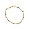 Bracelet - LUXENTER - Deli - Argent 925 - Cristal multicolore - Or 18k