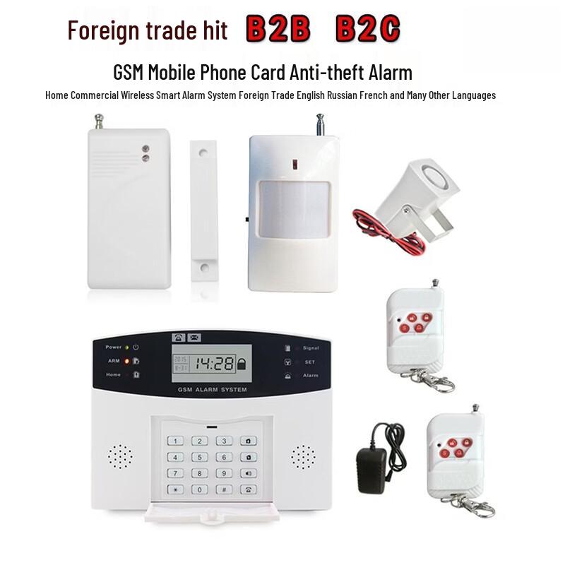 Biyazi GSM Wireless Anti-Theft Alarm System CN plug (adapter included)