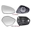 Compatible Rearview Mirror Lens for 2014-2022 Toyota Levin