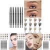 Micro Eye Brow Pencil Dual-ended Precision Brow Pencil For Natural Long-lasting Look
