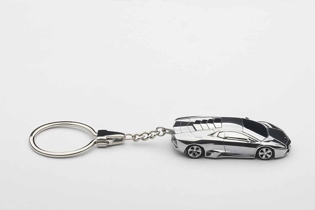 AUTOart Scale Lamborghini Reventon Keychain Finished Product 1/87 (Aluminum)