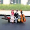 New Cute Couples Car Ornaments Tree Branch Figure Figurines Decorations Automotive Interior Dashboard Decor Accessories