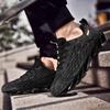 Erkek Büyük Beden Flyknit Balık Pullu Bıçak Spor Ayakkabıları - 2025 İlkbahar/Yaz Trendi