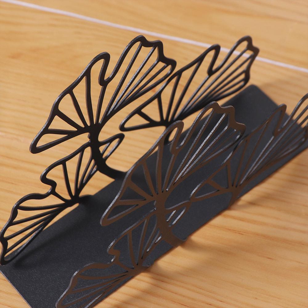 Modern Ginkgo Leaf Napkin Holder High-end Iron Tissue Rack Metal Tissue Holder  Restaurant
