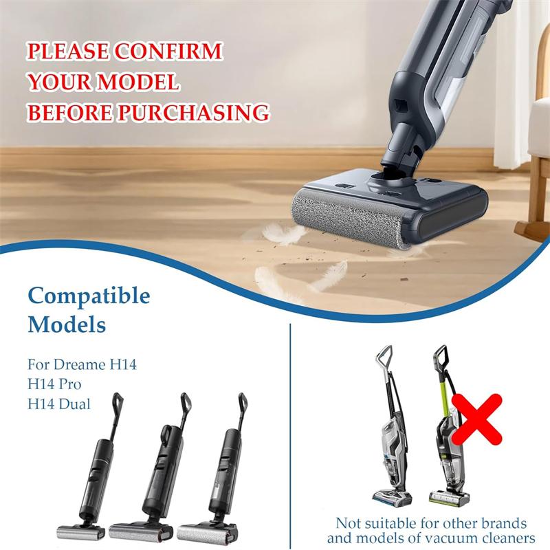 Compatible Con Dreame H14 Pro / H14 Dual / H14 / H20 Pro Plus / H20 Ultra / H30 Ultra Piezas De Repuesto Para Aspiradora Cepillo