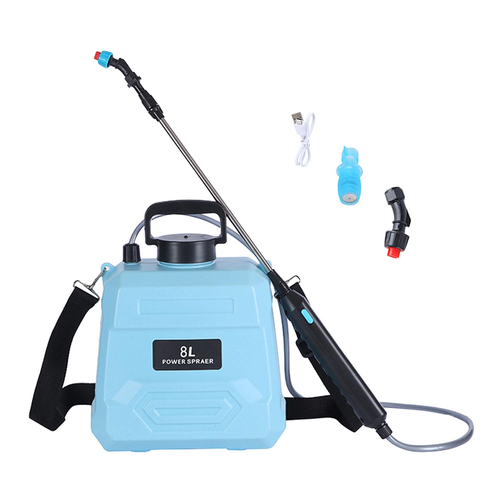 

8L Portable Telescopic Wands with 3 Mist Nozzles Multipurpose USB Rechargeable