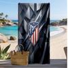 Toalla de Playa Estampada del Atlético de Madrid Secado Rápido Suave Portátil Grande Rectangular Manta de Playa para Viajes Piscina