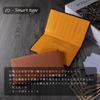 HANATORA Genuine Leather Long Shrink Bifold Slim Card Coin Simple Icy Popular Birthday Gift for Popular Suitable for Men In Their and 70s Wallet,