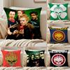 Punk Rock American Band TThe OOffspring Cushion Cover Pillowcase Antidustmite Invisible Zipper Short Plush Sofa Cushion