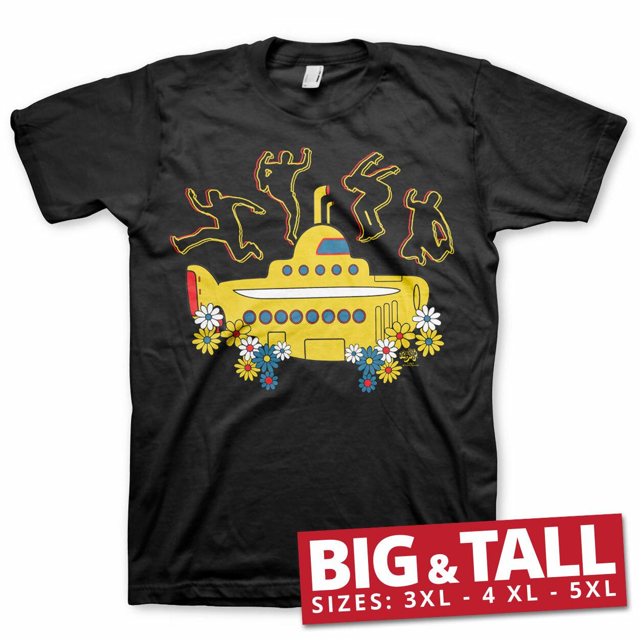 Officially Licensed The Beatles Yellow Submarine 3XL 4XL 5XL Men s T-Shirt XXL