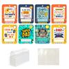 8 Pcs Father's Day Money Holder Ornaments Cash Money Holder Card with Plastic Cover And Adhesive DIY Father's Day Appreciation Gift