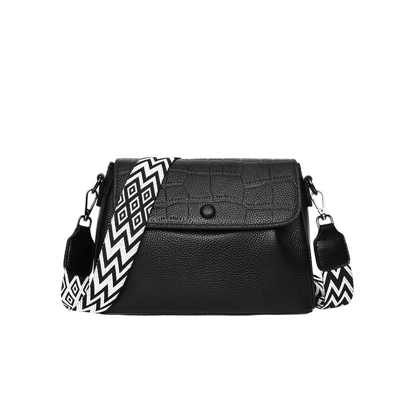 Cowhide Genuine Leather Crossbody Bag for Women Crocodile Pattern Fashion Designer Luxury Shoulder Bag