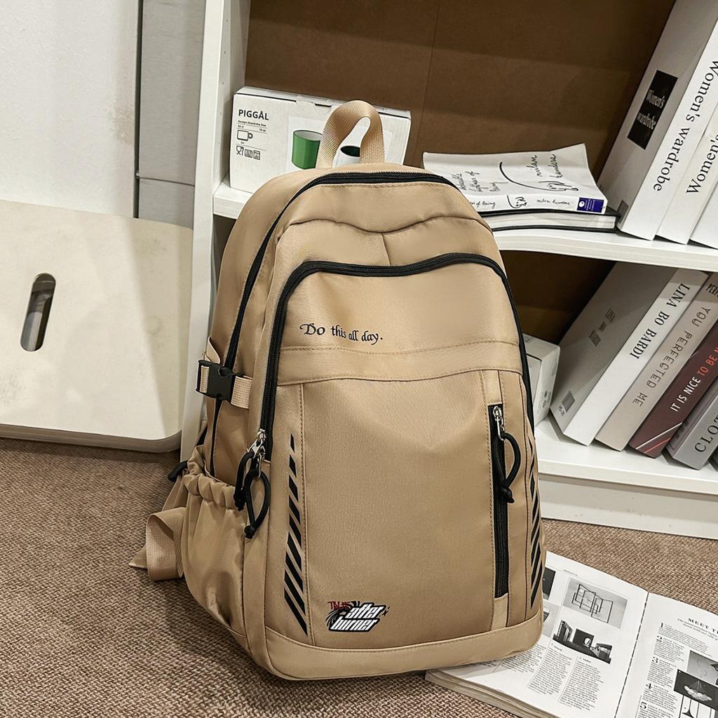 Schoolbag stylish and simple trendy and versatile backpack men's and women's schoolbags large capacity lightweight fashion commuter leisure travel