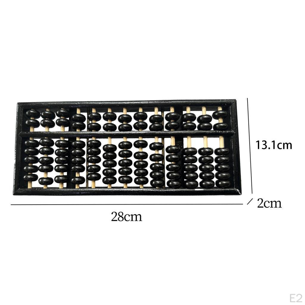 13 Rod Abacus, Beaded Arithmetic Educational Tools for Adults And Kids