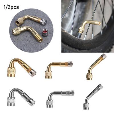 1pcs 45/90/135 Degree Angle Brass Air Tyre Valve Stem with Extension Adapter for Car Truck Motorcycle