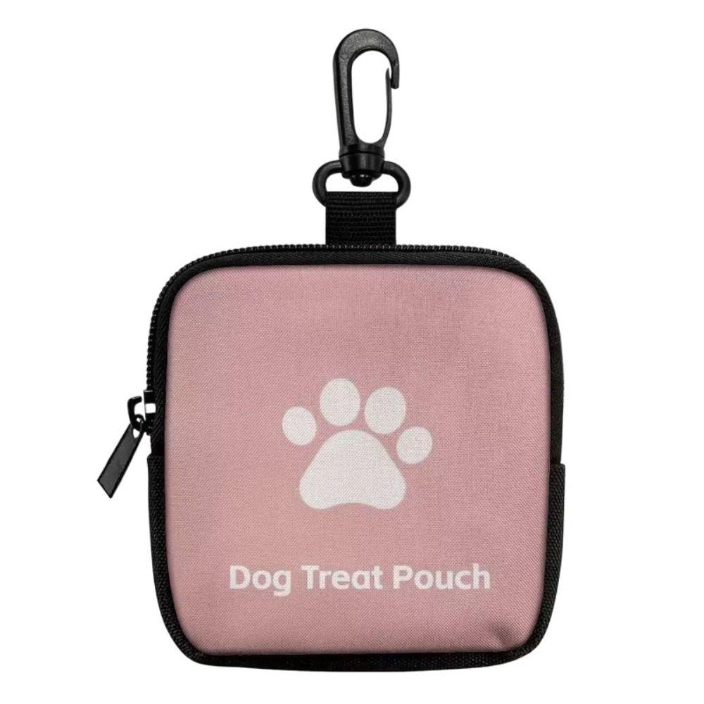 Mini Waterproof Dog Treat Pouch PVC Portable Dog Training Rewards Bag Easy to Clean Compact Snack Bait Bag for Training