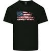 Distressed USA American Stars Stripes Flag Unisexs Light Cotton TShirt