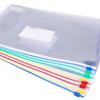 M&G A4 Transparent PVC Zipper Document Bags