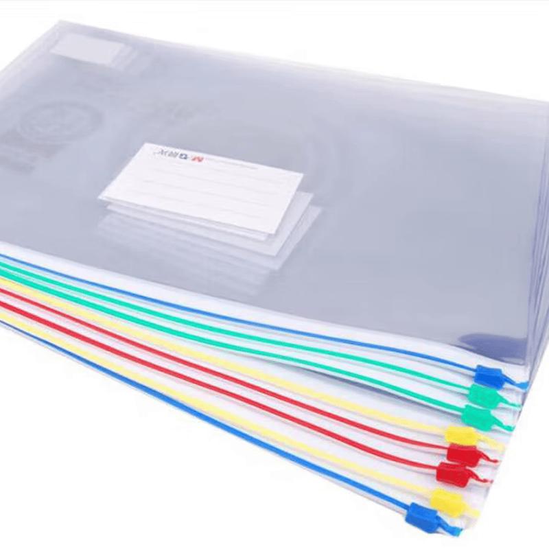 M&G A4 Transparent PVC Zipper Document Bags