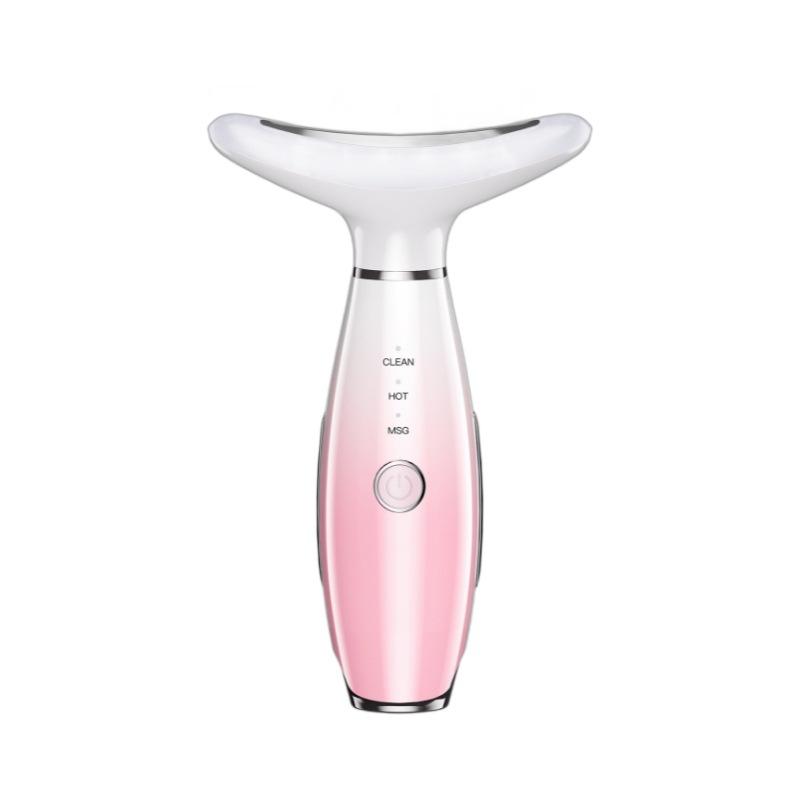 Color Light Neck Massager To Remove Neck Lines, Small Dolphin Beauty Instrument, Micro-current Household Neck Rejuvenation Instrument, Neck Care