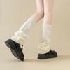Comfortable Wide Bubble Socks With Breathable Fabric And Stacked Design Loose Slouch Thigh High Boot Socks For Women
