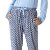 Langärmliger Hemd-Pyjama für Damen JJBDP0901