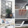25x20cm Aluminum Mesh Small Grid Diamonds Shaped Mesh Decorative Screen Lampblack Filter Car Grill Mesh Sturdy Metal Mesh Sheets