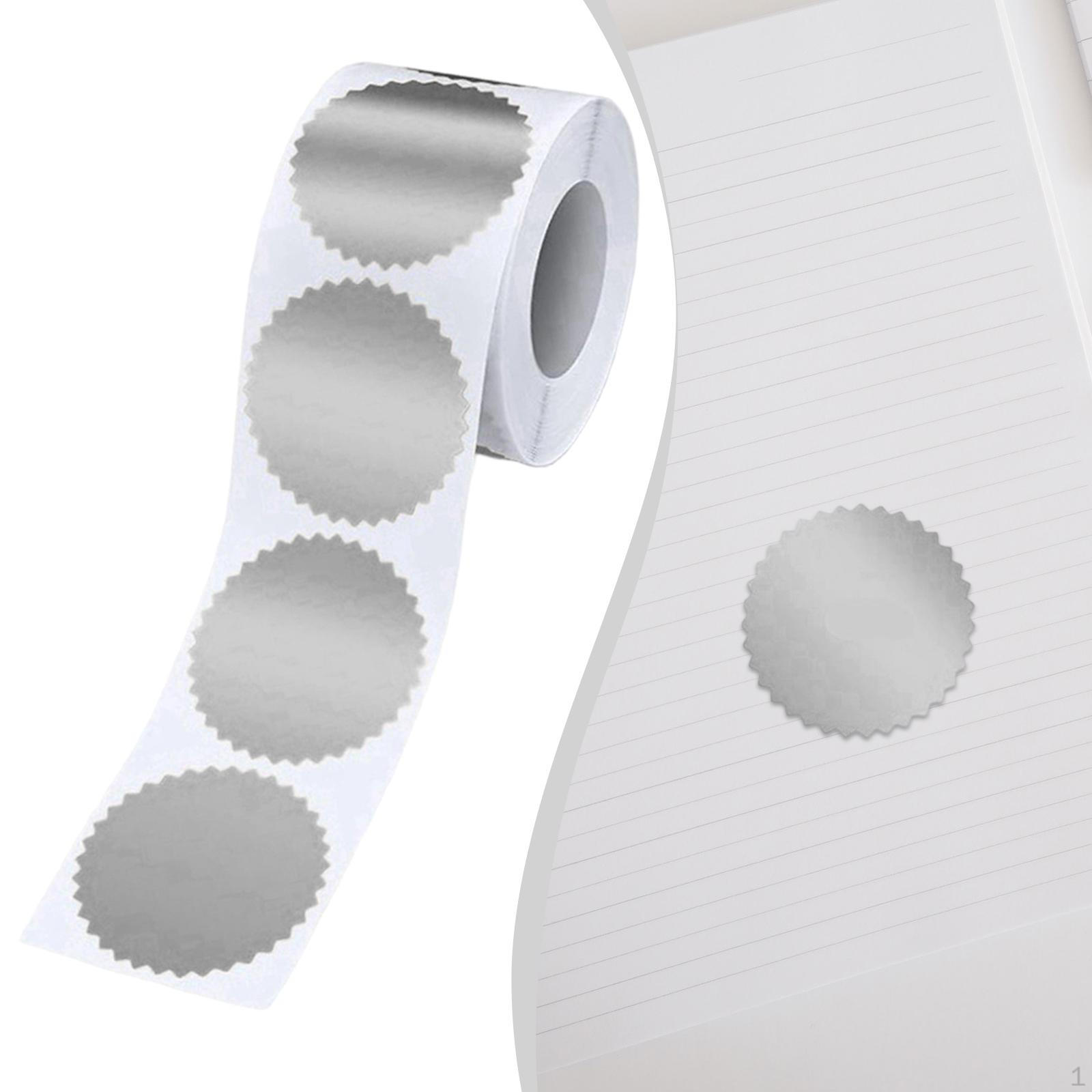 

Наклейки з тисненням, 2 дюйми, круглі, нотаріальні печатки для шкільних нагород, DIY-декору срібний