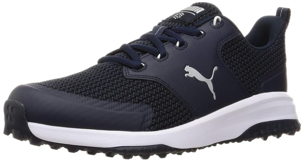 Golf Spikeless Shoes Grip Fusion Sports Navy Silver cm 3E [PUMA] 3.0 Men's Blazer/PUMA 25.0