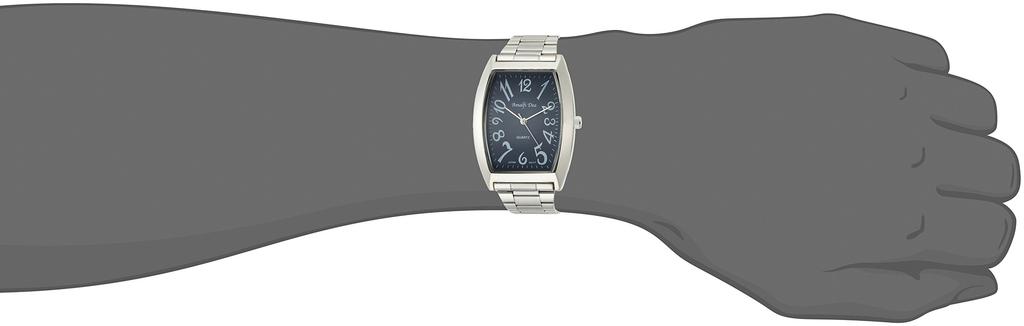 Arias Analog Waterproof Tonneau A35M26 Men's Watch, Blue,