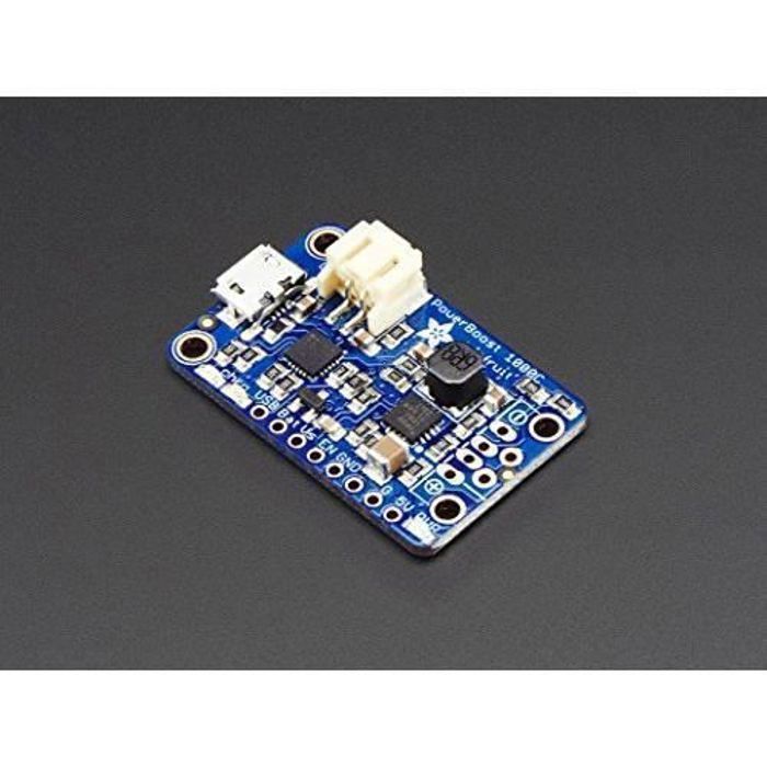 Adafruit PowerBoost 1000 Charger Rechargeable 5V Lipo USB Boost @ 1A [ADA2465]
