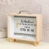 Cute Wooden Transparent Coin Bank with Reusable Lid Large Capacity Piggy Bank for Easy Savings & Withdrawals Portable Design