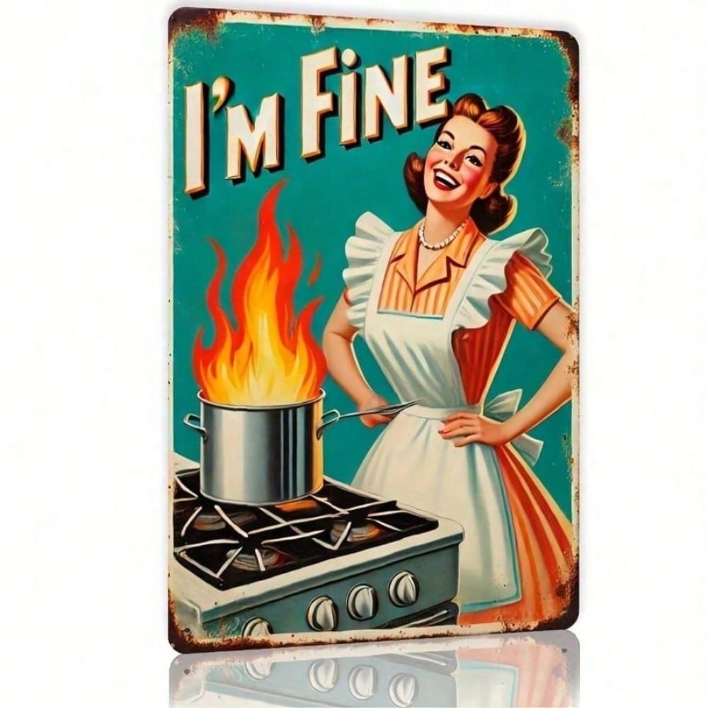 

Metal Tin Sign Retro Kitchen Wall Decor Vintage Home Bar Cafe Art Gift 20x30cm разноцветный