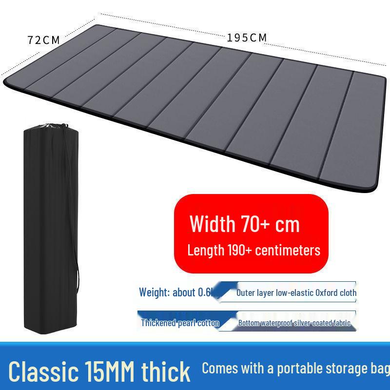 Thickened Waterproof Folding Sleeping Pad: Moisture-Proof Yoga and Nap Mat for Camping and Office Use