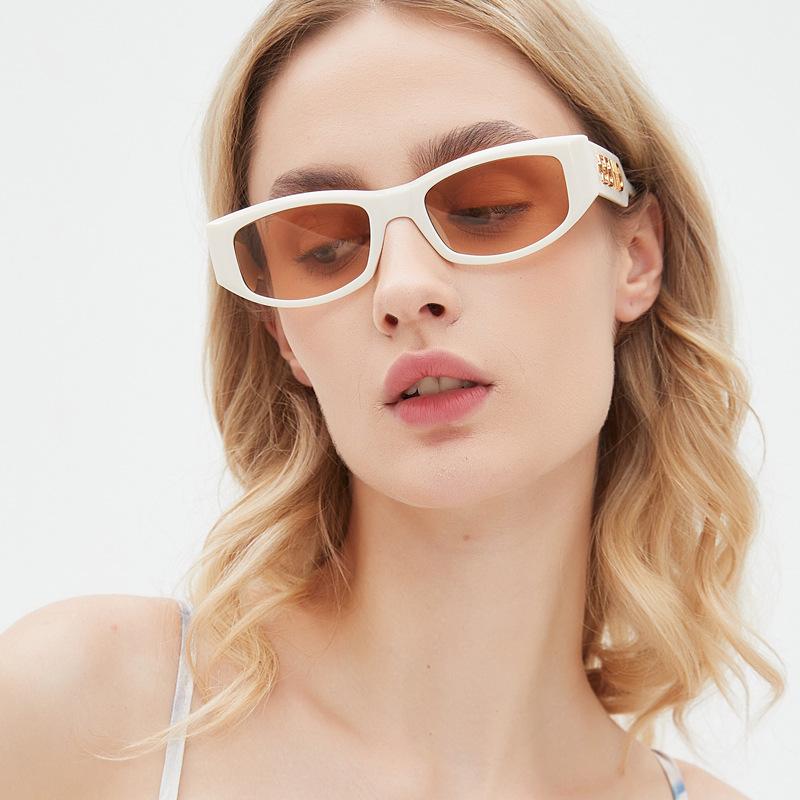 Stylish European and American Style Versatile Polygonal Women's Sunglasses